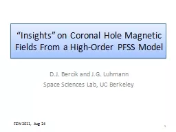 “Insights” on Coronal Hole Magnetic Fields From a High-