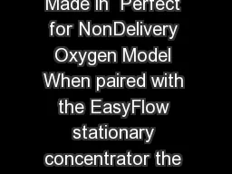 The Best Pair for Oxygen Care Oxygen Concentrators Made in  Perfect for NonDelivery Oxygen