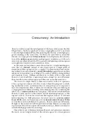 Concurrency An Introduction Thus far we have seen the development of the basic abstracti ons that the OS performs