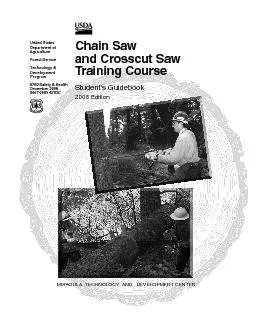 Chain Saw and Crosscut SawTraining CourseStudent