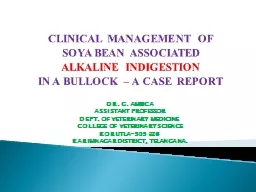 CLINICAL MANAGEMENT OF