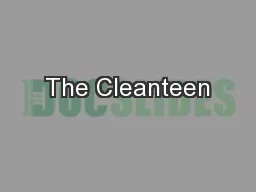 The Cleanteen