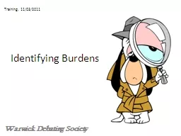 Identifying Burdens