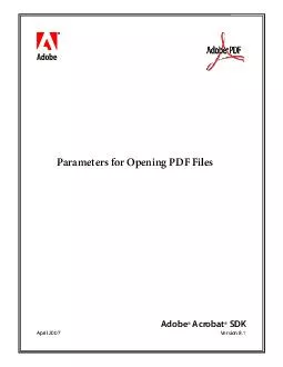bb Parameters for Opening PDF Files Adobe Acrobat SDK April  Version