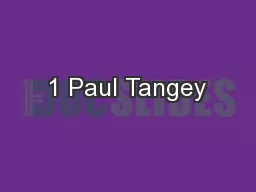 1 Paul Tangey