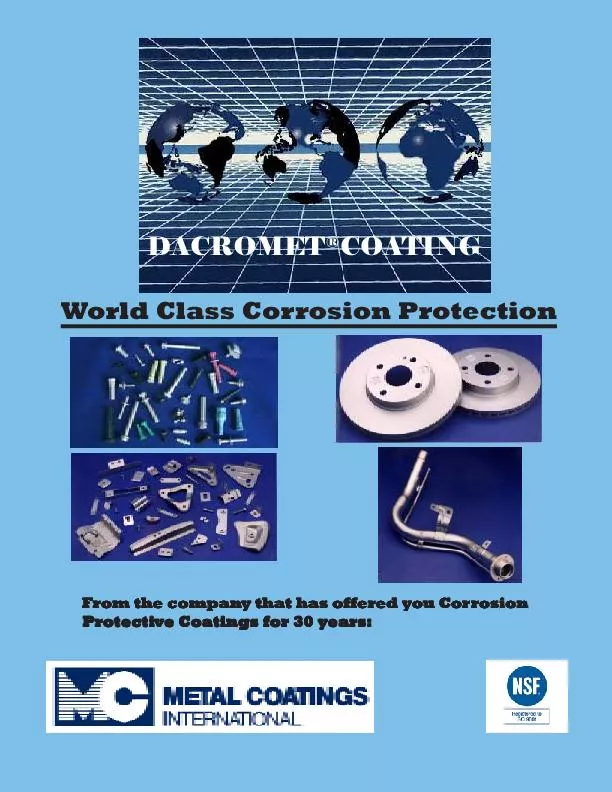 World Class Corrosion Protection