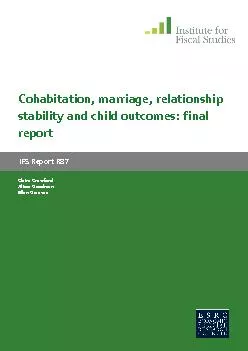 Cohabitation, marriage, relationship