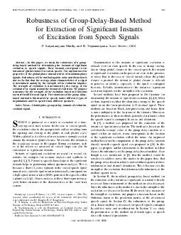 IEEE TRANSACTIONS ON SPEECH AND AUDIO PROCESSING VOL