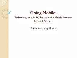 Going Mobile: