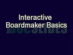 Interactive Boardmaker Basics