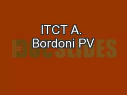 ITCT A. Bordoni PV