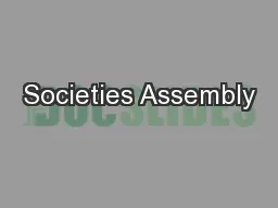 Societies Assembly