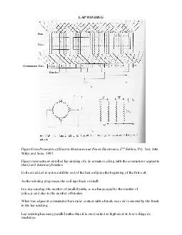 LAP WINDING Figure from Principles of Electric Machines and Power Electronics  nd Edition