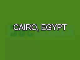 CAIRO, EGYPT
