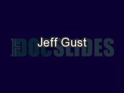 Jeff Gust