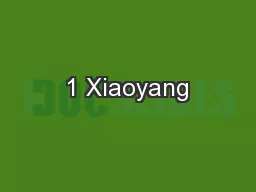 1 Xiaoyang
