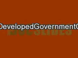 andInstituteDevelopedGovernmentCollaborative