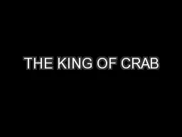 THE KING OF CRAB