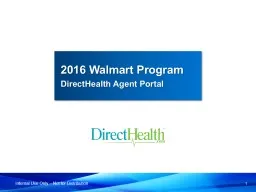2016 Walmart Program