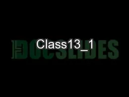 Class13_1