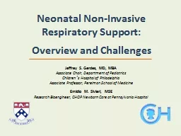 Neonatal Non-Invasive Respiratory Support: