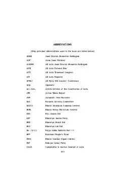 ABBREVIATIONSOnly principal abbreviations used in the book are listed