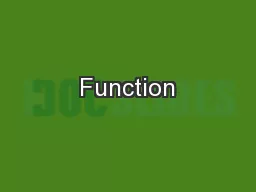 Function