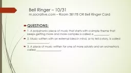 Bell Ringer –