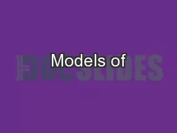 Models of