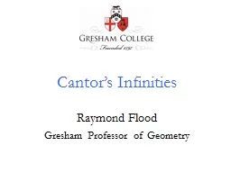 Cantor’s Infinities