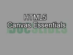 HTML5 Canvas Essentials