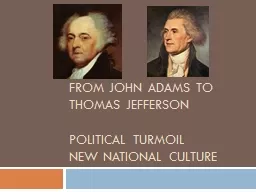 From John Adams to Thomas Jefferson