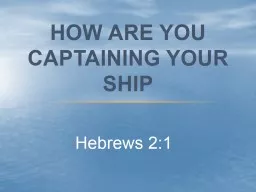 Hebrews 2:1
