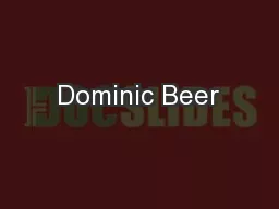 Dominic Beer