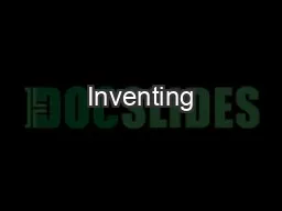 Inventing