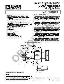 REV.B Dual Axis Accelerometerswith Digital Output2-Axis Acceleration S