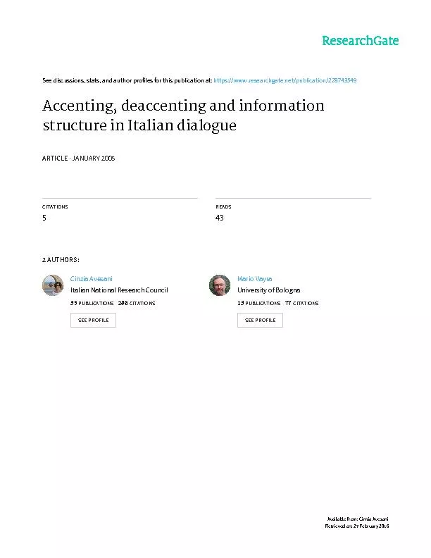 Do Italian speakers deaccent givenwithin a task-oriented dialogue. Con