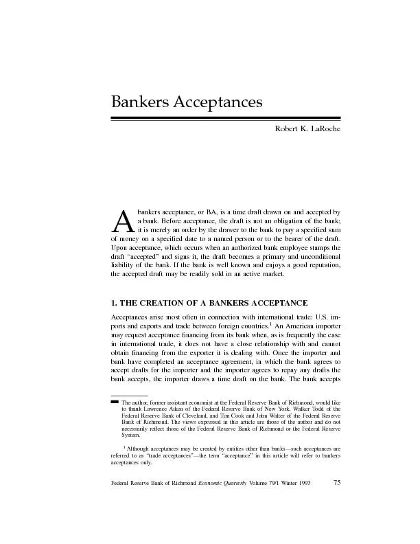 BankersAcceptances