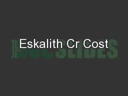 Eskalith Cr Cost