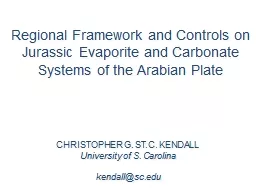 Regional Framework and Controls on Jurassic Evaporite and C