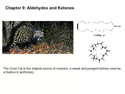 Chapter 9: Aldehydes and Ketones