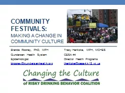 Community Festivals: