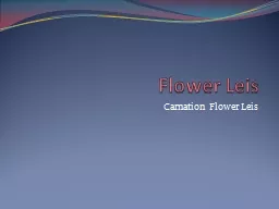 Flower Leis