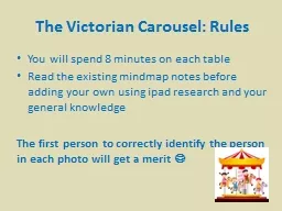 The Victorian Carousel: Rules