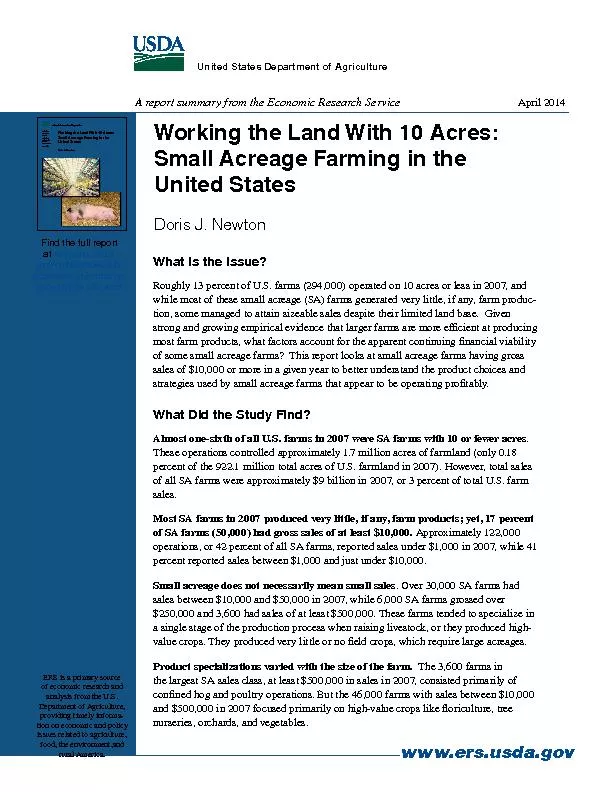 Find the full report www.ers.usda.gov/publications/eib-economic-inform