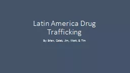 Latin America Drug Trafficking
