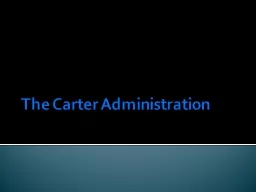 The Carter Administration
