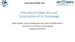International Map Year and