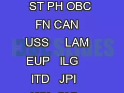 Subject GEN Converted from OBC SC ST PH OBC FN CAN   USS     LAM   EUP   ILG      ITD