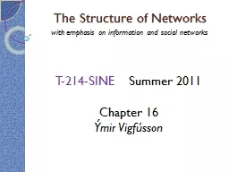 The Structure of Networks
